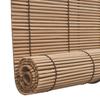 Store roulant - vidaXL - Bambou - 120 x 220 cm - Tamisant - Intérieur - Marron