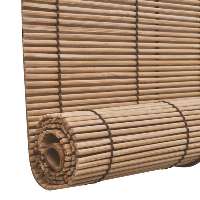 Store roulant - vidaXL - Bambou - 120 x 220 cm - Tamisant - Intérieur - Marron