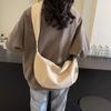 Solid Color Shoulder Bag Dumpling Bag Women's Crossbody Bag
