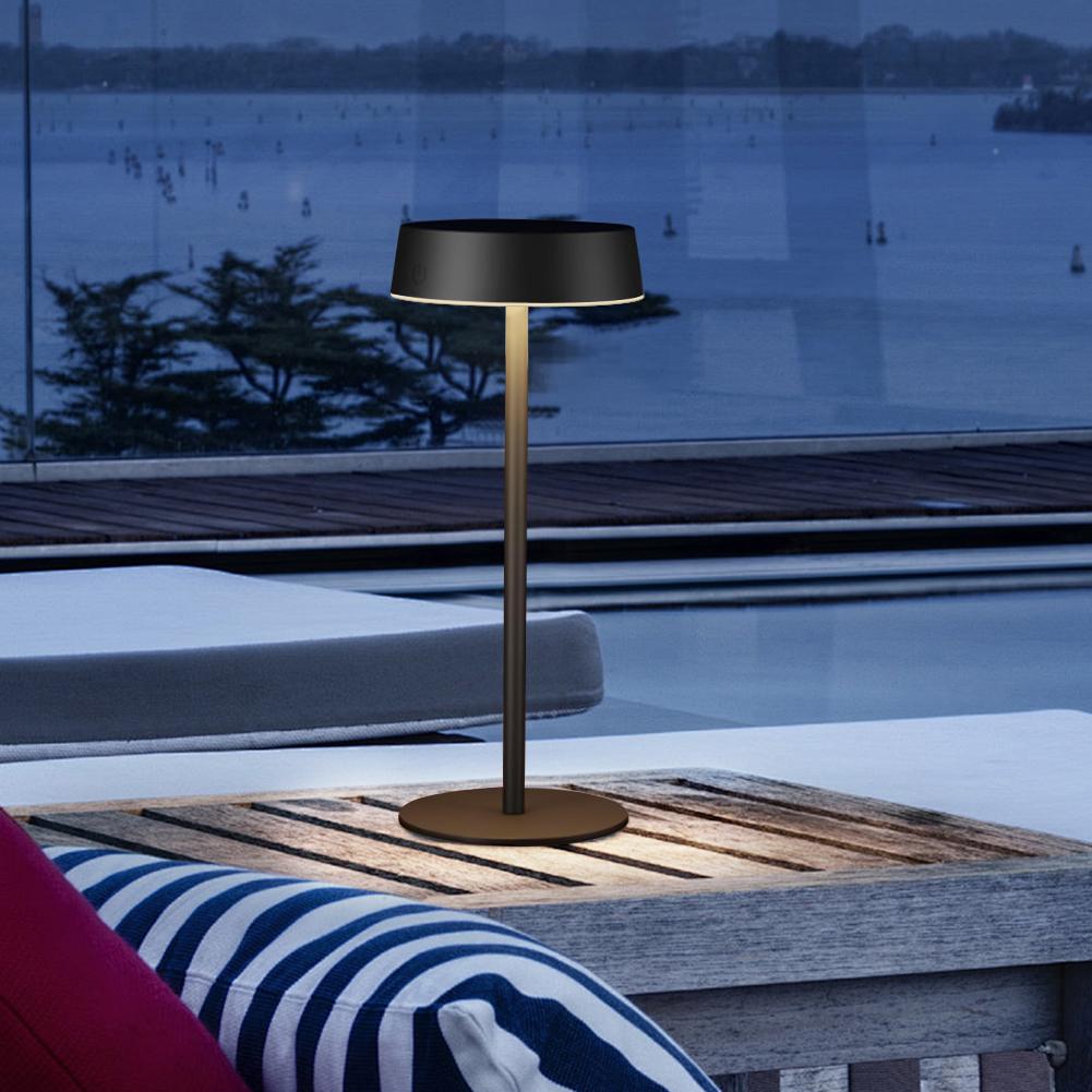 Solar Table Lamp Dimmable LED Desk Lamp Waterproof Cordless Table Lamp Rechargeable Night Lamp for Indoor Outdoor Night Lights