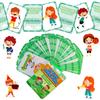 50Pcs/Set Cognition Learning Card Funny Memory Flash Cards Early Education Educational Toys For Children Kids