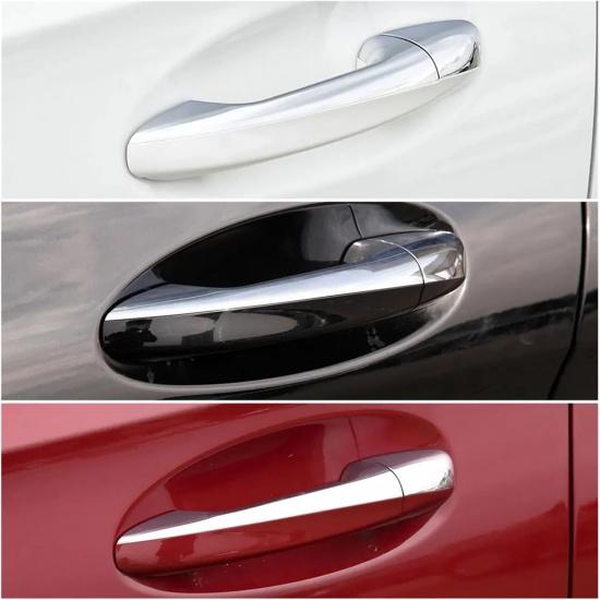 Car Front Left Exterior Door Pull Handle Cap Trim Chrome Cover Fit for Benz W118 W177 W205 W213 W222 W247 W253 0997661700 Chrome Car Door