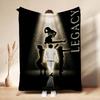 Pop Tribute Pattern Blanket Allseason Fleece Blanket For Bedroom Sofa Bed Home Party Decor New Year Gift