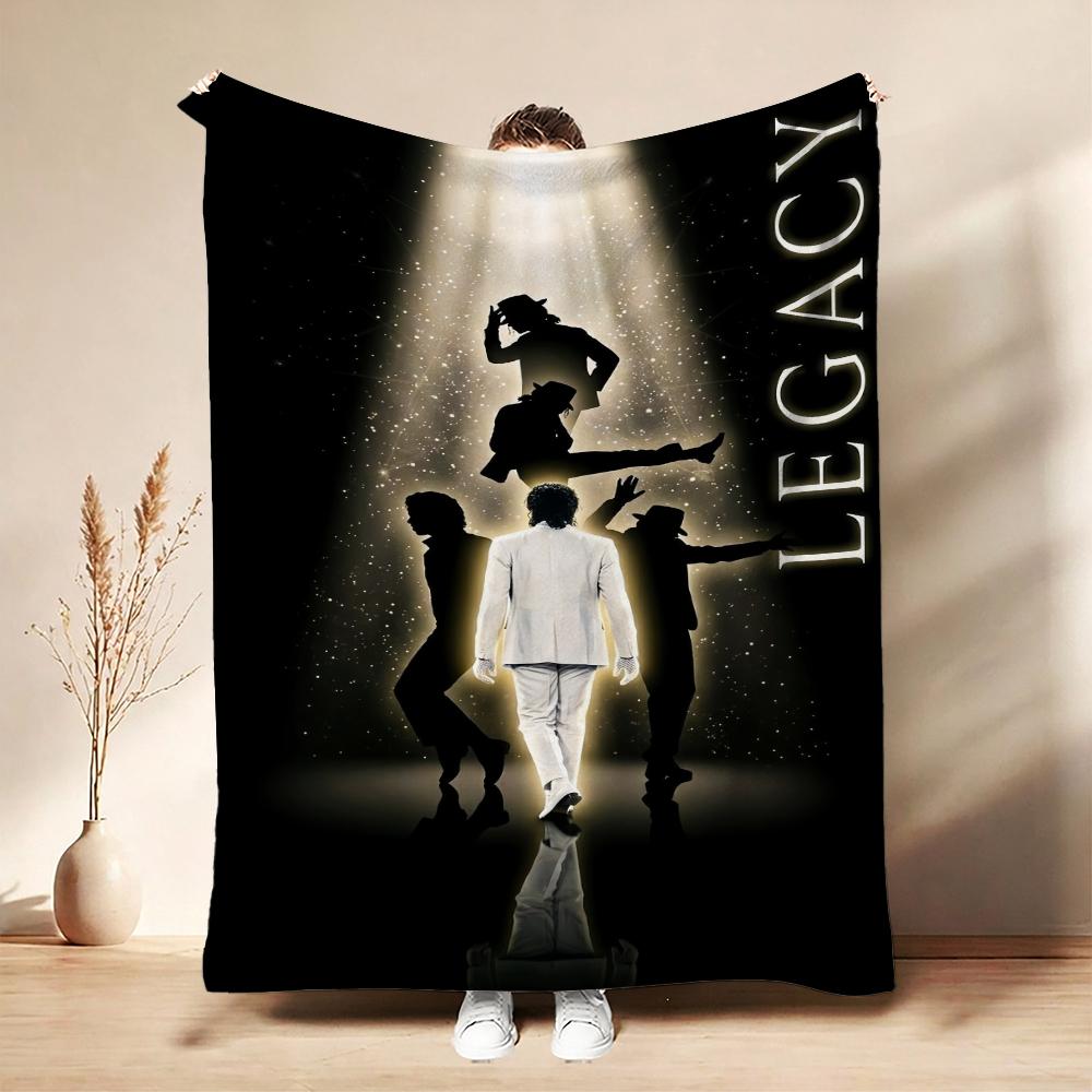 Pop Tribute Pattern Blanket Allseason Fleece Blanket For Bedroom Sofa Bed Home Party Decor New Year Gift