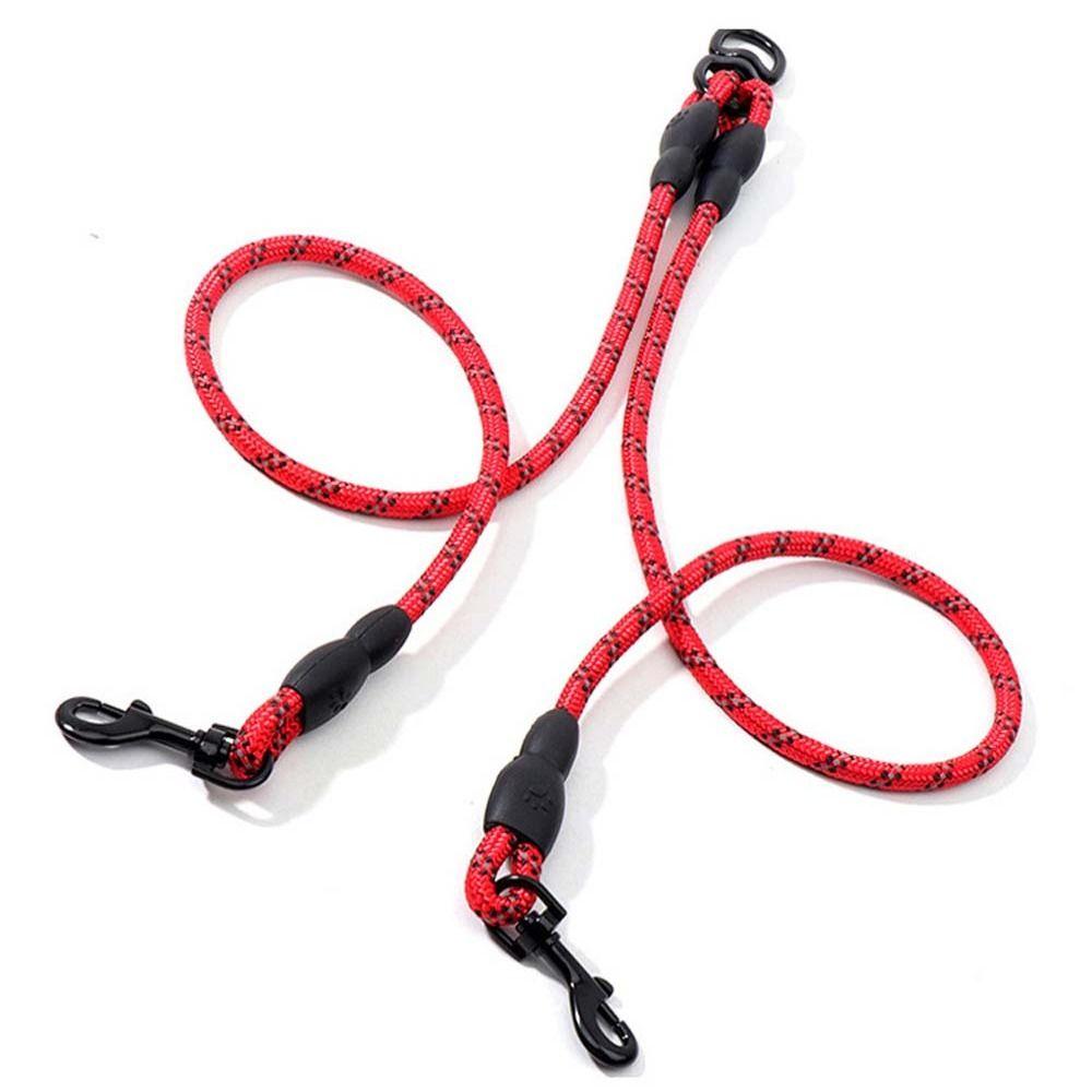 For Two Dogs Pet Traction Rope Puppy Pet Supplies Dogs Lead Stuff Double Dog Leash Pet Leash Lead