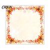 Autumn Home Ornaments Harvest Festival Static Glass Sticker, Window Clings with Maple Leaves Sunflowers And Theme Party Decor Berries Prints, Reusable