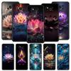 Phone Case for Xiaomi Poco F7 F6 F5 F4 F3 X7 X6 X5 X4 X3 NFC M4 C51 C55 GT 5G Soft TPU Cover Capas Lotus Flower Fundas Coque Bag