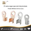 OT Purple Copper Open-End Terminal Lug: Copper Braided Strap Cable Connector for ROHS Certified Distribution Cabinets.