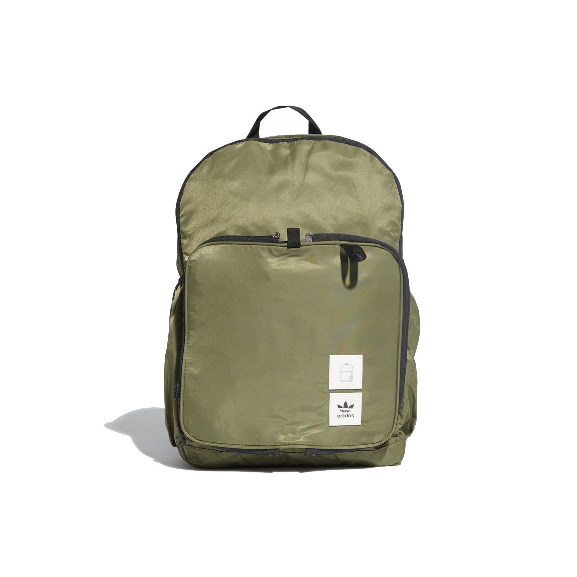 Adidas Originals Packable Backpack With Logo Decoration Unisex Backpack Army-Green DV0261 Army Green