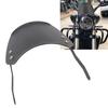 Motorcycle   Aluminum   Front Wind Deflector with Mount for 6.5in to 9.45in Round Headlights
