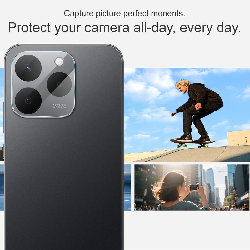 Pro Realme 15T 5G Sklo IMAK Skleněná fólie na objektiv s vysokým rozlišením Černá verze
