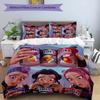 KPOP Hunter 3pcs Bedding Set Duvet Cover Closure Includes 1 Duvet Cover & 2 Pillowcases for All Seasons Bedroom Home Dorm Decor