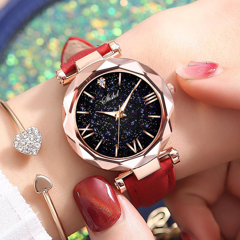 Trendy Korean Roman Numeral Ladies' Student Watch
