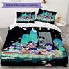 Omori Pattern Bedding,Quilt Set Quilt Cover Pillowcase Home Birthday Gift (1*duvet cover+2*pillowcase,without core)SSJT0917116