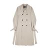 Autumn new medium and long trench coat men's Korean version trend over the knee loose handsome coat