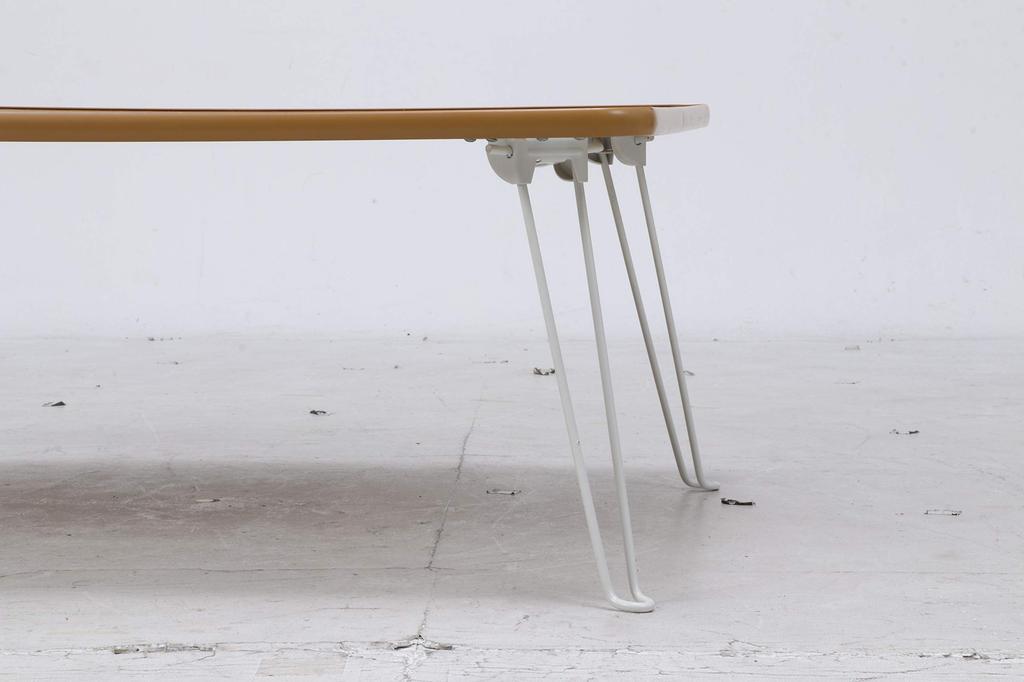 Fuji Boeki Folding Small Low Mini Rounded Outdoor Picnic Width 75 X Depth 50 X Height 32 Finished Lightweight 14415 Table, Table, Corners, Table, Cm,