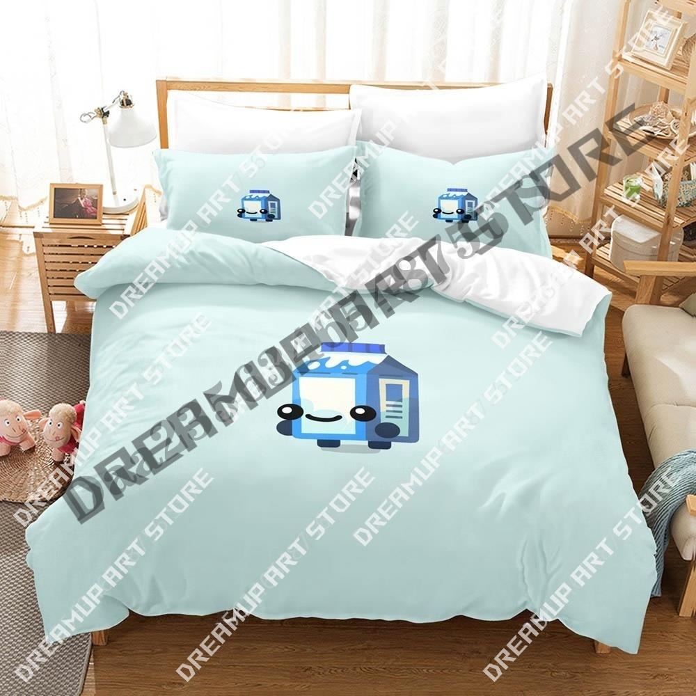 3D Print Kawaii Game Boomerang Fu Bedding Set Single Twin Full Queen King Size Bed Set Aldult Kid Bedroom Duvetcover Sets Anime