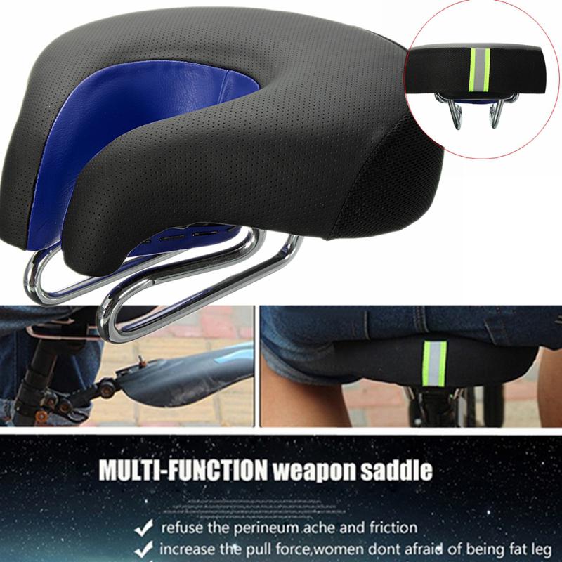 Buy Wide Bicycle Bike Seat No Nose Mountain Bike Saddle Comfortable