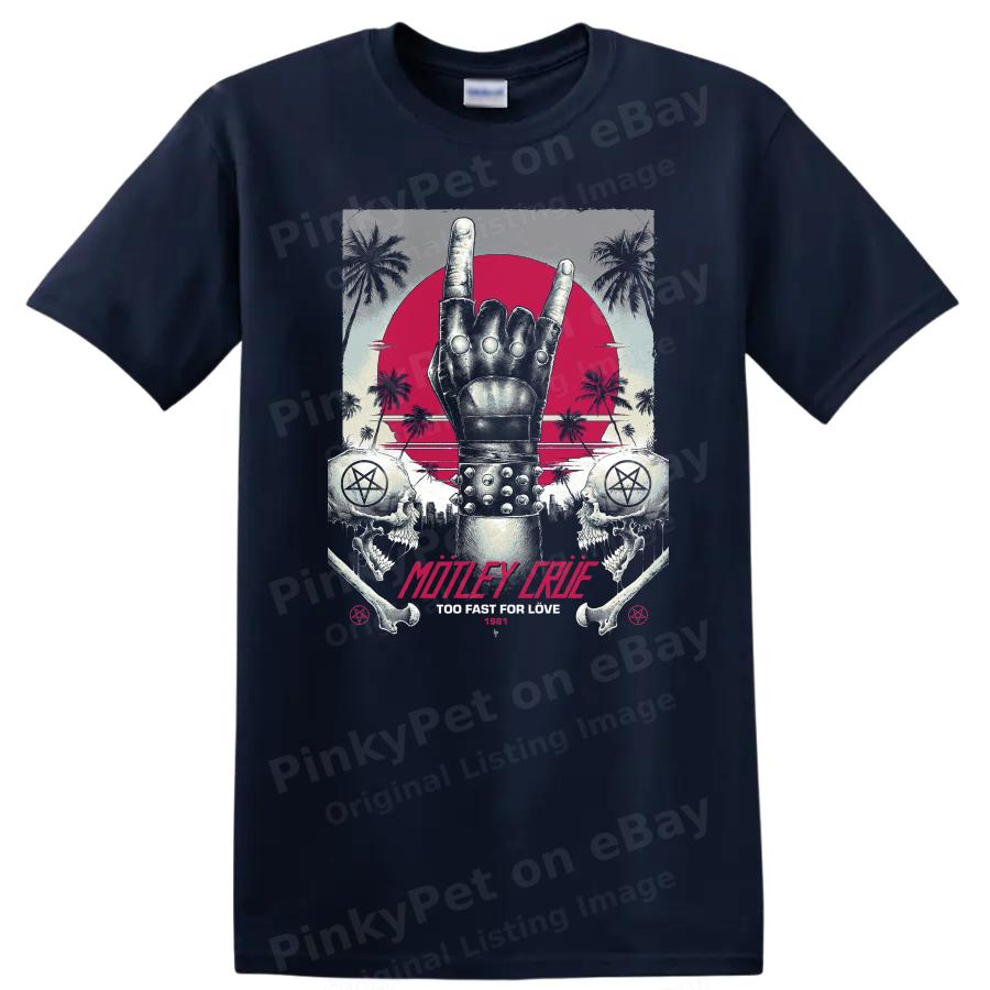 Rock Hand T Shirt Retro Graphic Tee for Music Lovers 1981 Vintage Style