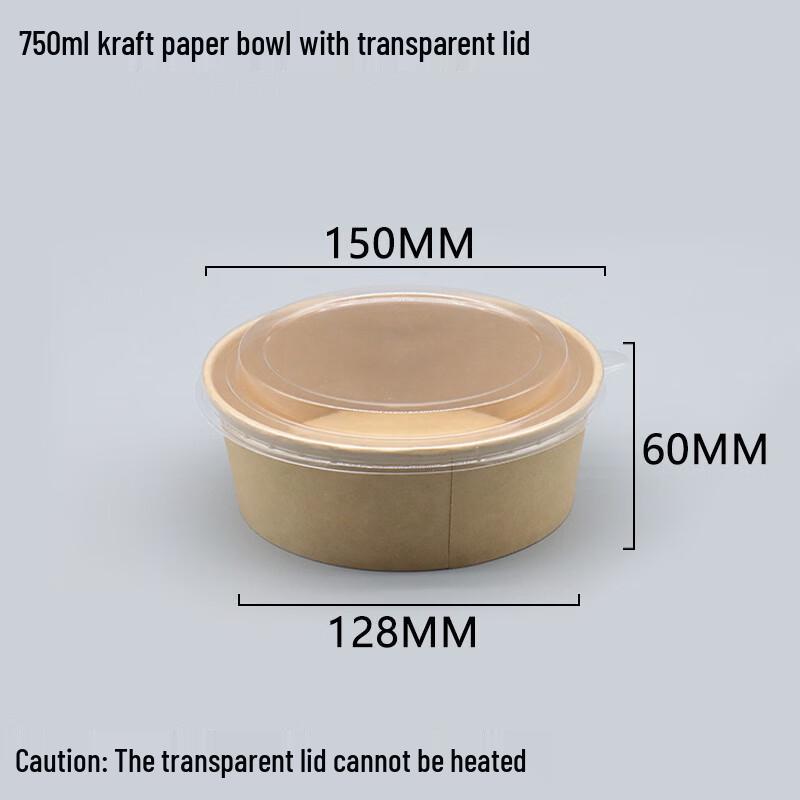 Eco-Friendly Round Wheat Straw Disposable Food Container