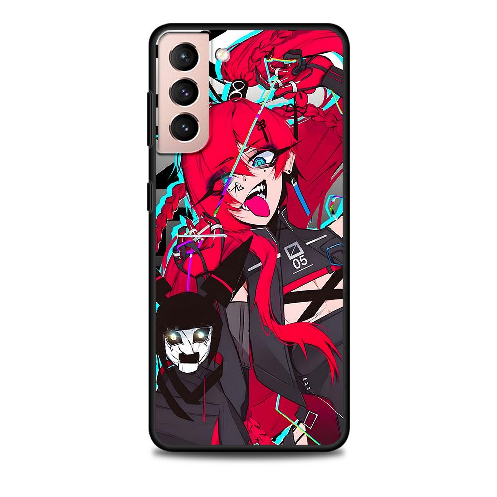 Yinlin Wuthering Waves Case for Samsung Galaxy S23 S10e S10 S21 FE S22 S9 S24 Ultra S20 Plus Soft Black TPU Phone Cover Bumper