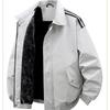 Men's Winter Trendy Thickened Lapel Workwear Coat - Loose Fit with Extra Velvet Lining.