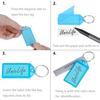 10-50pcs Colorful Plastic Keychain Key Tags Label With Split Ring For Diy Numbered Name Baggage Tag Id Label Name Tags