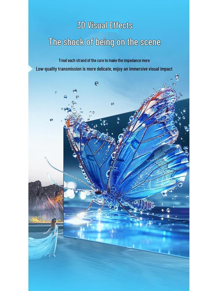 Ultra-thin Retractable HDMI to Mini HDMI 2.0 4K 60Hz Cable for HDTV, Computer, Projector, Camera