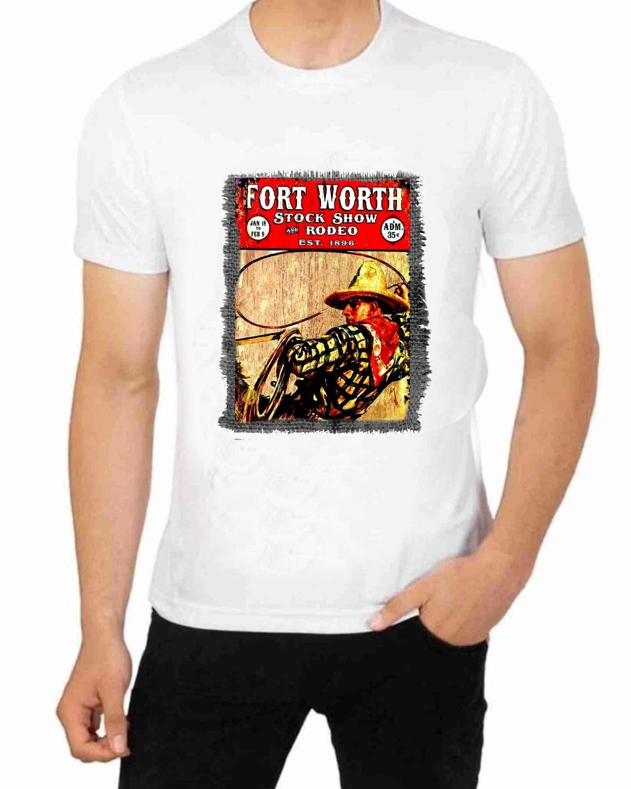 Ft Worth Stock Show & Rodeo T-Shirt for Men Apparel 3XL