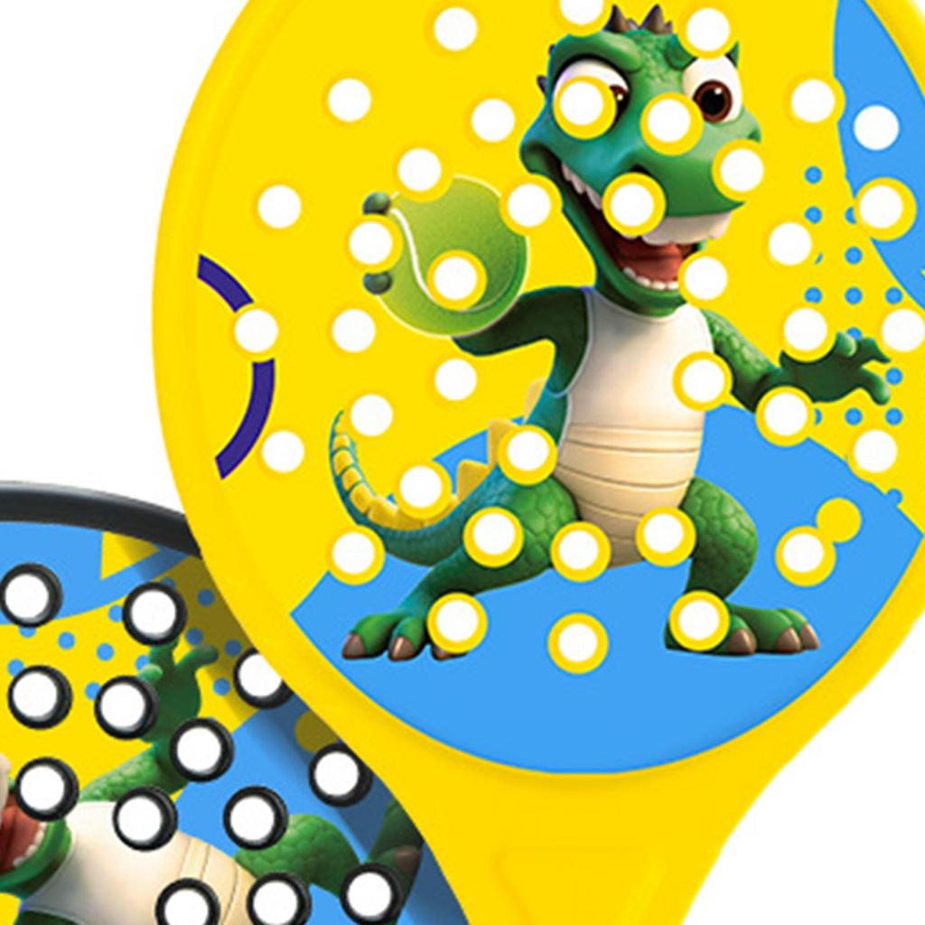 2x Kids Padel Rackets Comfortable Breathable Gripping Ergonomic Anti Slip Handle Paddle Tennis Racquets for Junior Children Kids