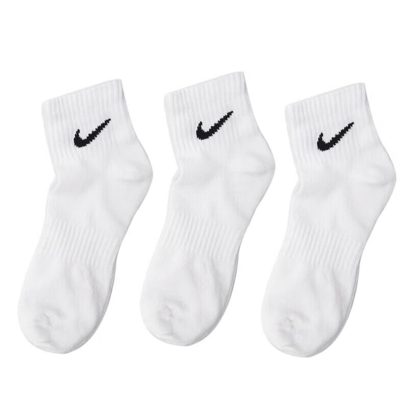 NIKE Unisex Mid-Calf Sport Casual Socks (3-Pair Pack) S