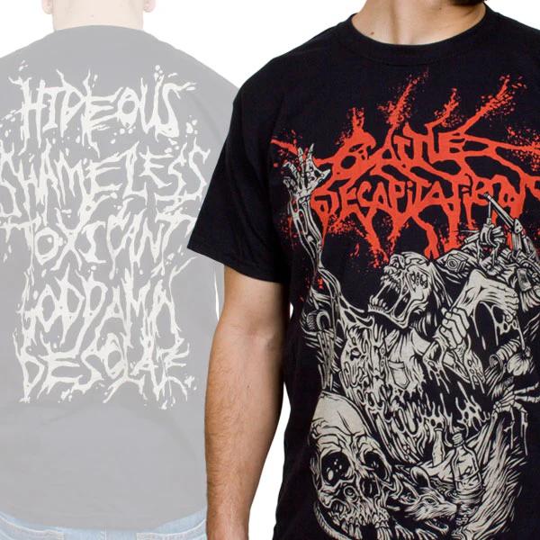 Cattle Decapitation Inspect Sign Casual Tshirt Luxury Brand for Men and Women Top