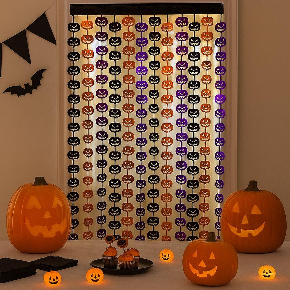 Plastic Halloween Rain Curtain Scary Party Curtain Wall Decor  Indoor Decoration