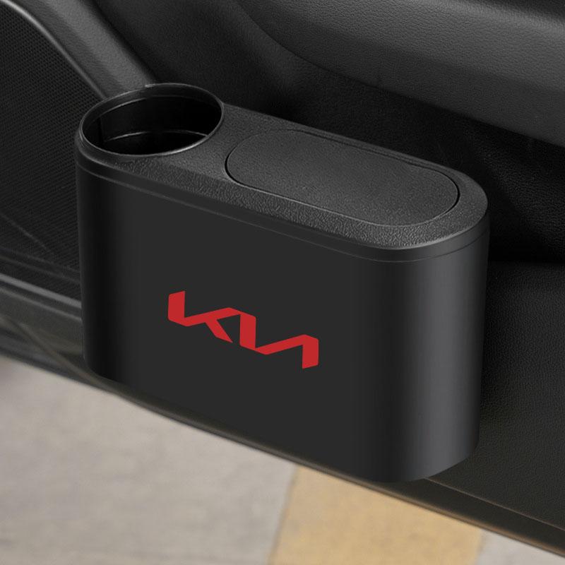 Car Trash Bin Hanging Vehicle Garbage Dust Case Storage Box For KIA Ceed Rio Sportage R K3 K4 K5 K6 XCEED KX3 SPORTAGE EV6
