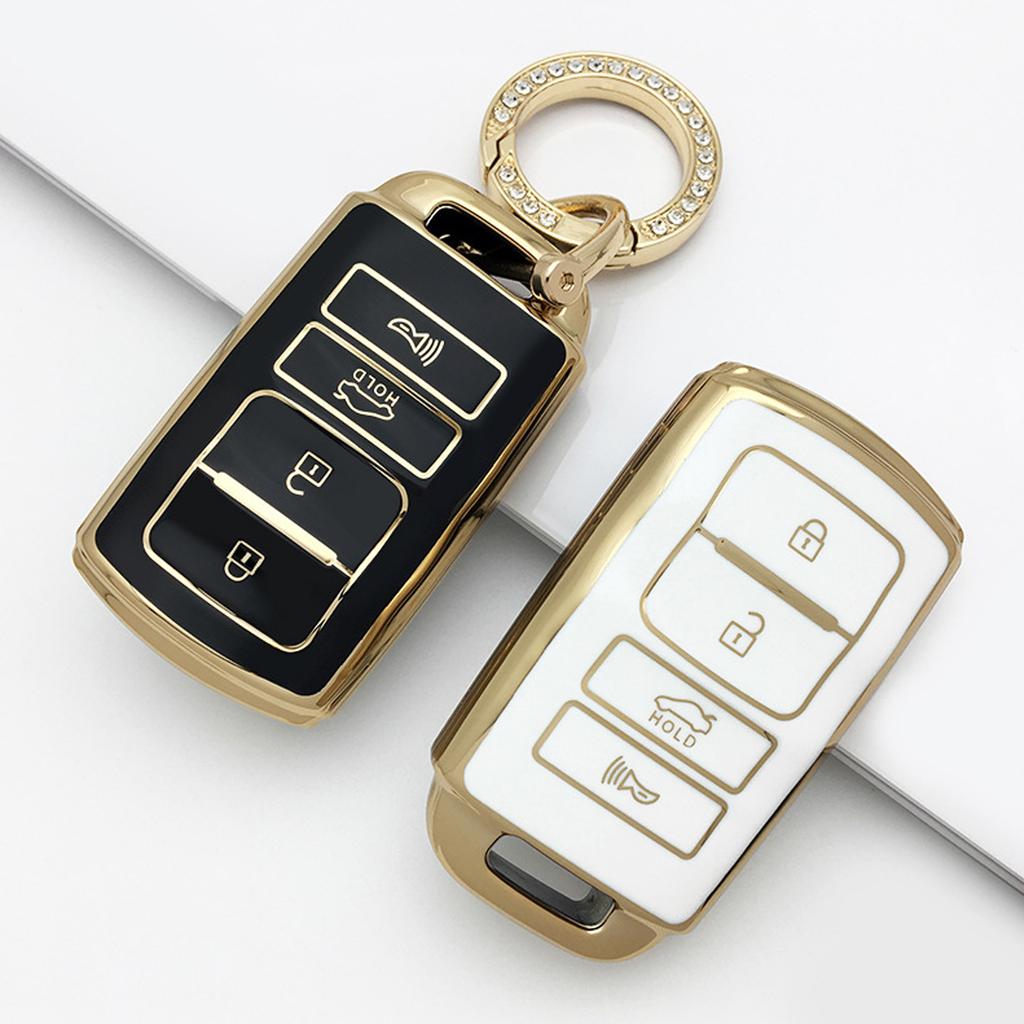 NOVÉ TPU Pouzdro na klíč od auta Kryt Skořepina Fob Pro KIA Cadenza K9 K7 k-04 Sorento K900 a Nový klíč K7 rok 2013 až rok 2016 4 Tlačítka