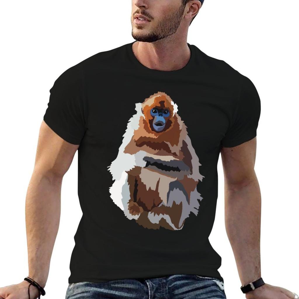 G Is For Golden Snub Nosed Monkey Tshirt Street Art Print Tee Shirt