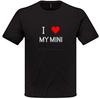 I Love Heart My Mini T Shirt S3xl Mens Womens Cooper Gift Present New  Funny Tops Tee New Unisex  Tops