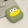 Small Contact Lens Case Cute Sausage Mouth Contact Lens Box Portable Travel Contact Lens Lenses Container Box For Travel Set