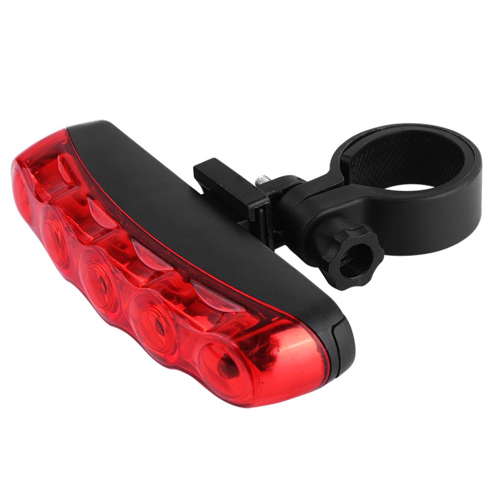 Waterproof Night Warning Lamp 5LED High Bright Taillight for Mountain Bike