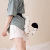 Creative Tiger Tail Doll Plush Toy White Tiger Tail Show Prop Girl Soothing Ragdoll Doll