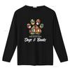 Easily Distracted By Dogs And Books Animal Lover T Shirt vintage Washed fashion Top For Everyday Wear homme Breathable
