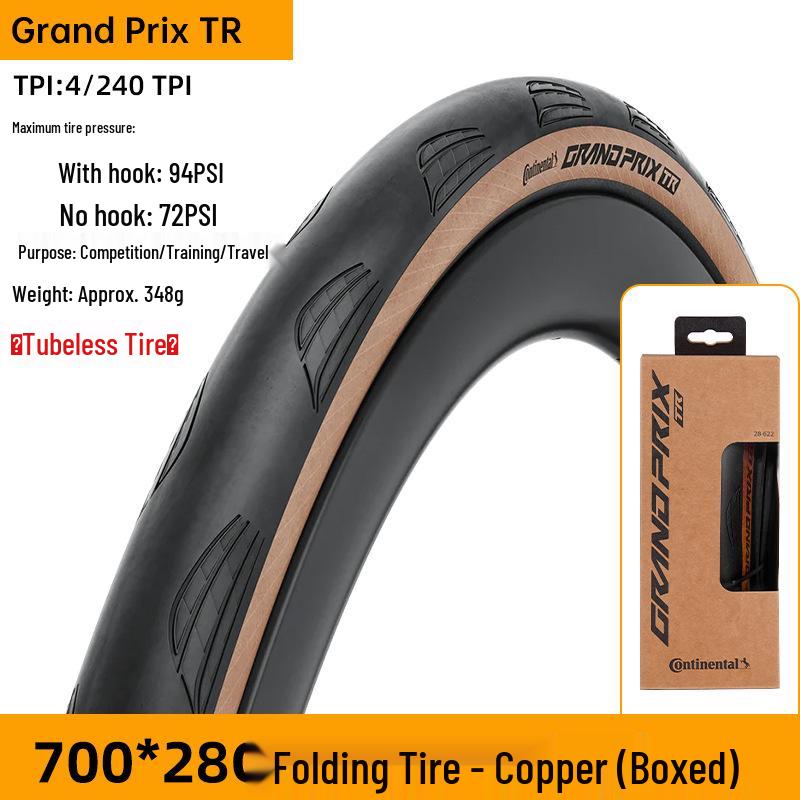 Anvelopă pliabilă tubeless Continental GP5000 TR pentru bicicletă de șosea 700x28/30