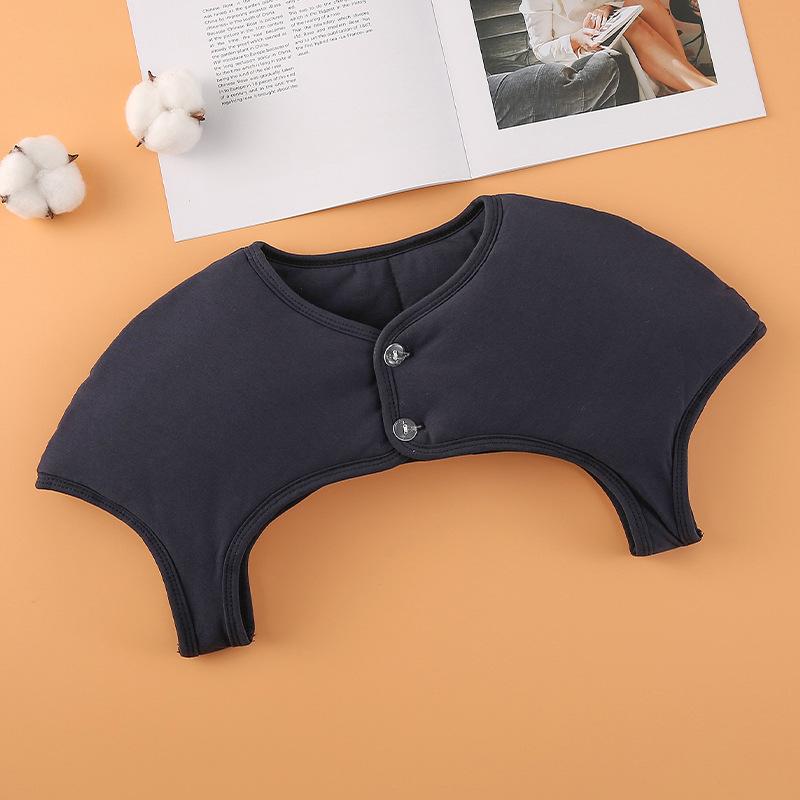 Umăr unisex de catifea caldă și șal de protecție cervicală pentru protecție împotriva frigului