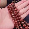 Natural Stone Sesame Red Jaspers Round Loose Beads For Jewelry Making DIY Bracelet Necklace