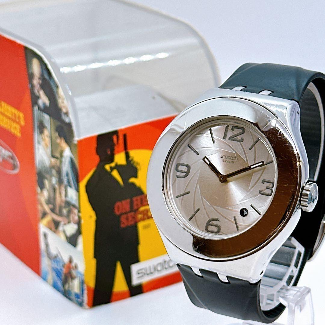 Used Rare Swatch IRONY 007 James Bond Men s Watch in good working order