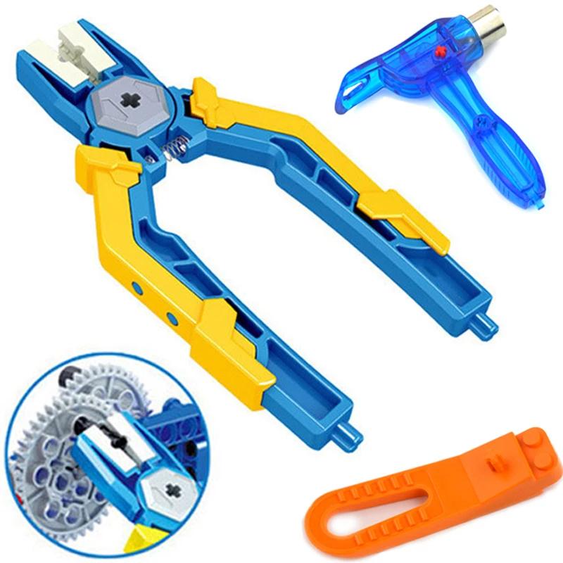 Technology Parts Hammer Pliers Clip remover DO IT YOURSELF assembly Brick High-tech Tool Accessories Construction Block Tool Designer