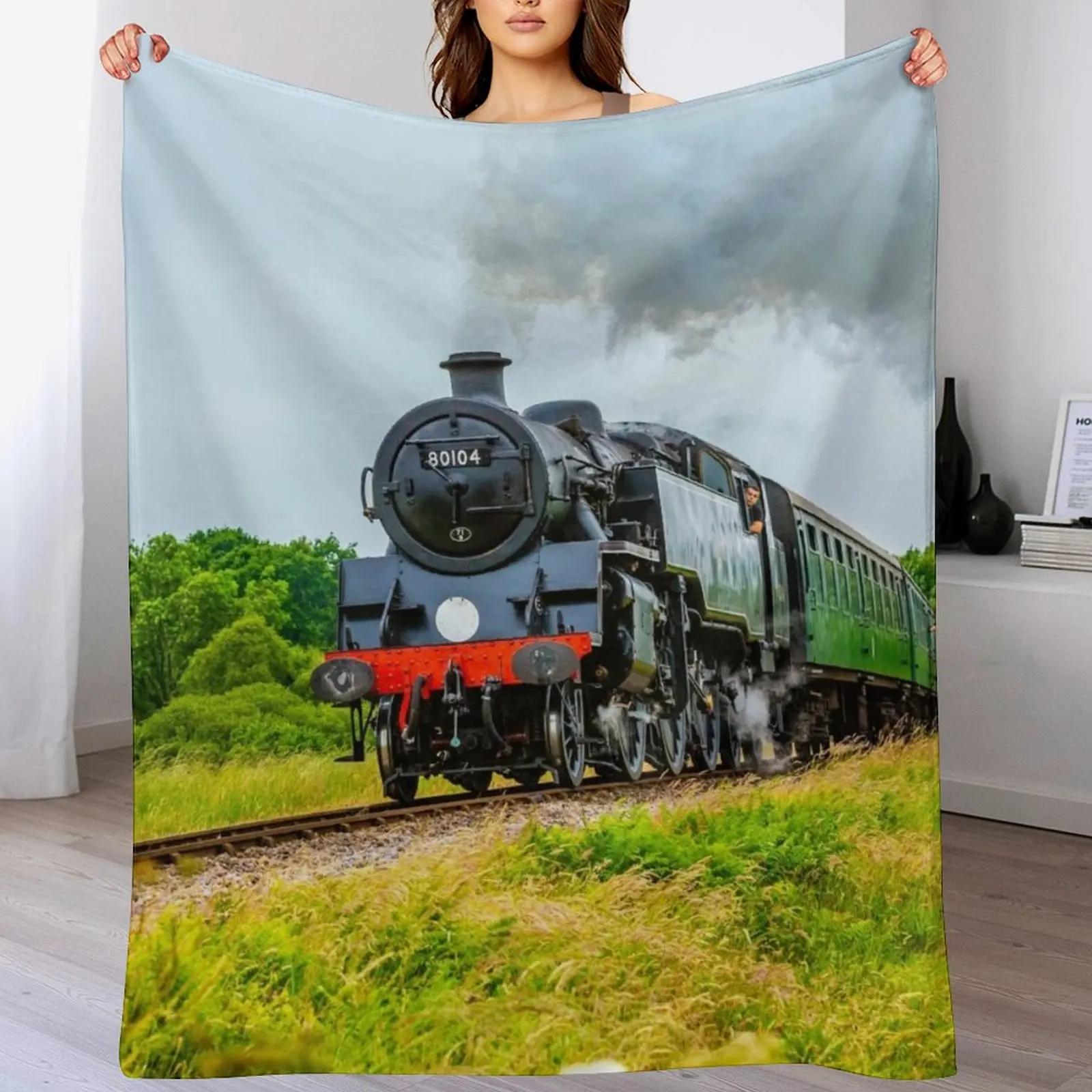 

Under full steam Throw Blanket Soft Breathable Blanket for Night Sleeping 102x76cm(40x30in)