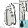 Lightweight Single Shoulder Racket Bag for Badminton, Tennis, Table Tennis, and Pickleball