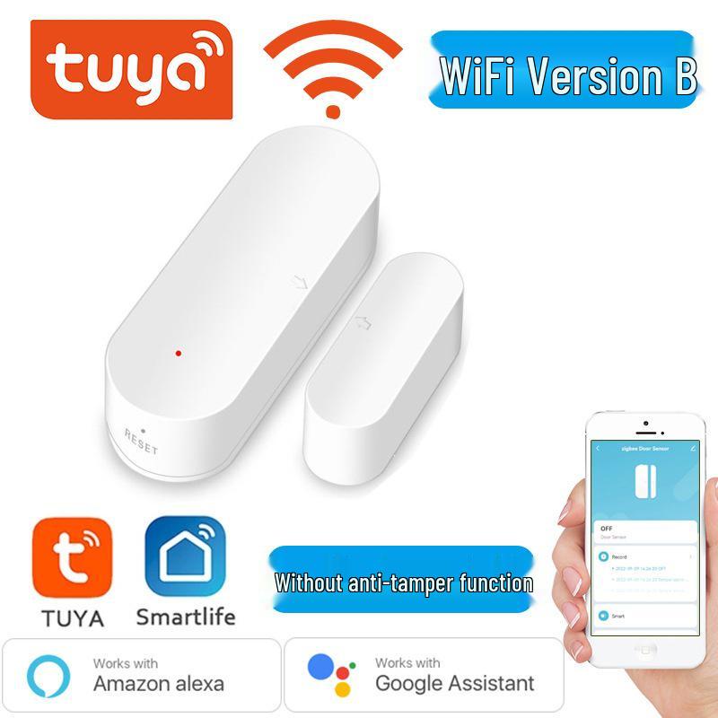 Graffiti Smart Zigbee Door/Window Magnetic Sensor with Remote Alarm & Tuya App Integration