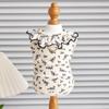 Floral Dog Dress Ruffle Cute Soft Dog Clothes Pet Top Fashion Puppy Tutu Skirt Lace Cat Vest Summer Pet Pullovers Poodle Costume
